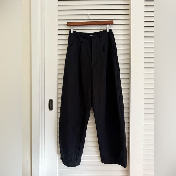 Apiece Apart Bari Crop Trouser in Black - Picture 7 of 8